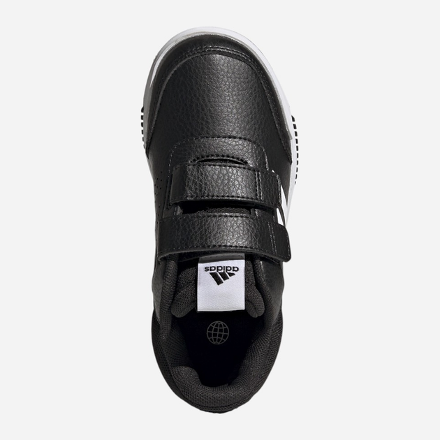 Buty sportowe chłopięce na rzepy adidas Tensaur Sport 2.0 Cf K GW6440 38.5 Czarne z białym (4065426080643) - obraz 5