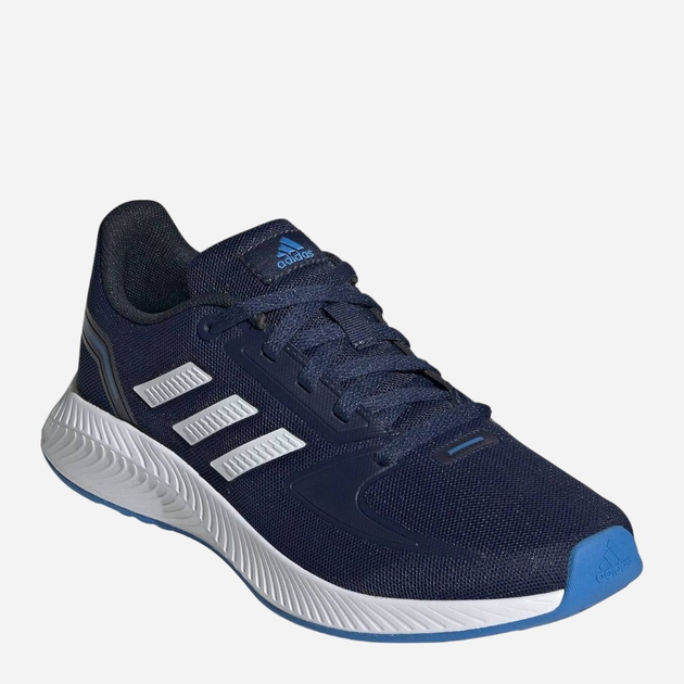 Buty sportowe chłopięce na rzepy Adidas Runfalcon 2.0 K GX3531 36.5 Niebieskie (4065419311082) - obraz 2