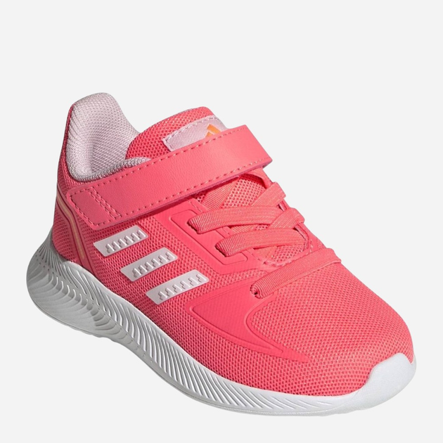 Buty sportowe dziecięce dla dziewczynki na rzepy Adidas Runfalcon 2.0 I GX3544 26.5 Różowe (4065419280531) - obraz 2