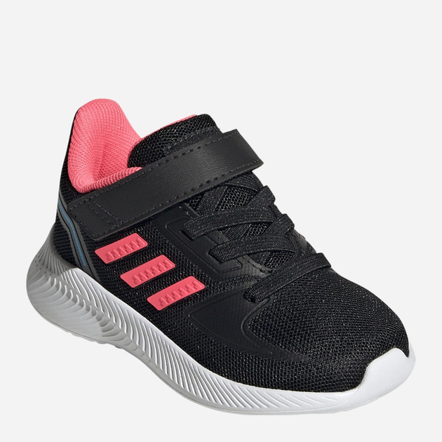 Buty sportowe dziecięce dla dziewczynki na rzepy adidas Runfalcon 2.0 I GX5942 26 Czarne (4065419284300) - obraz 2