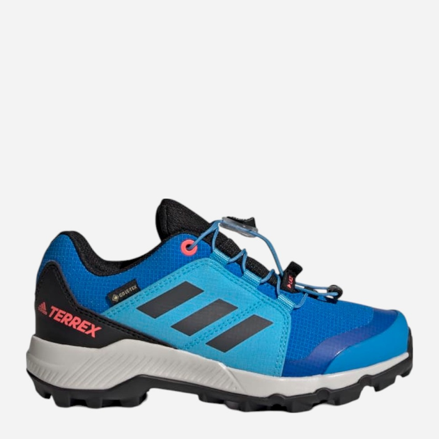 Buty sportowe trekkingowe chłopięce na rzepy Adidas Terrex Gtx K GY7660 33 Niebieskie - obraz 1