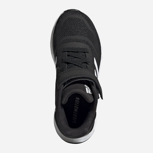 Buty sportowe chłopięce na rzepy adidas Duramo 10 El K GZ0649 33 Czarne z białym (4065418318570) - obraz 5