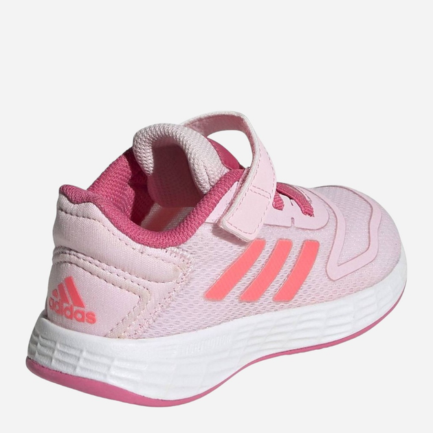 Buty sportowe dziecięce dla dziewczynki na rzepy adidas Duramo 10 El I GZ1054 26.5 Różowe (4065418487726) - obraz 4