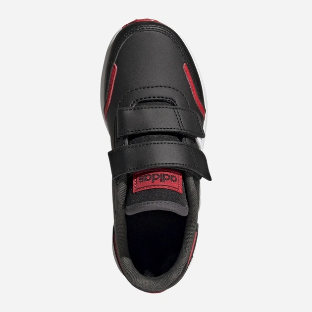 Дитячі кросівки для хлопчика adidas Vs Switch 3 Cf С GZ1951 28.5 Чорні з білим і червоним (4065427488226) - зображення 5