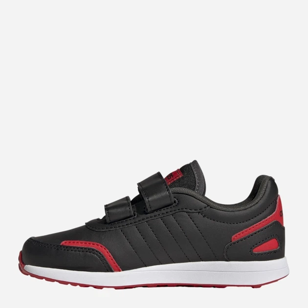 Buty sportowe chłopięce na rzepy adidas Vs Switch 3 Cf C GZ1951 30 Czarne z białym i czerwonym (4065427484570) - obraz 3