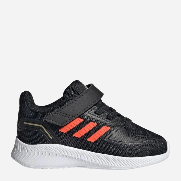 Buty sportowe chłopięce na rzepy Adidas Tensaur Run 2.0 I GZ7428 21 Czarne (4064047990102) - obraz 1