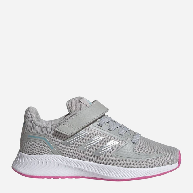 Buty sportowe młodzieżowe dla dziewczynki na rzepy Adidas Tensaur Run 2.0 C GZ7435 35 Szare (4064047978780) - obraz 1