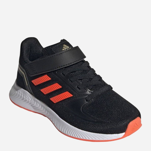 Buty sportowe chłopięce na rzepy Adidas Tensaur Run 2.0 C GZ7436 31.5 Czarne (4064047982466) - obraz 2