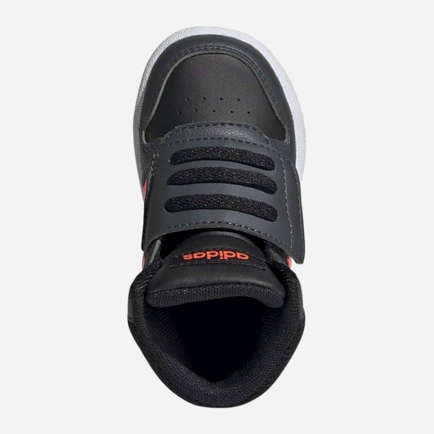 Buty sportowe chłopięce na rzepy za kostkę adidas Hoops Mid 2.0 I GZ7780 23 Czarne (4064049362631) - obraz 5