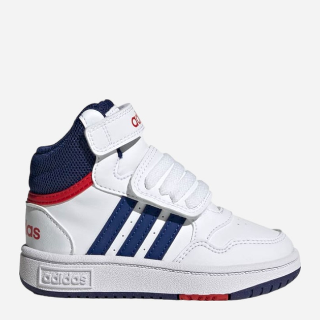 Дитячі високі кросівки для хлопчика Adidas Hoops Mid 3.0 Aс I GZ9650 27 Білі (4066746092026) - зображення 1