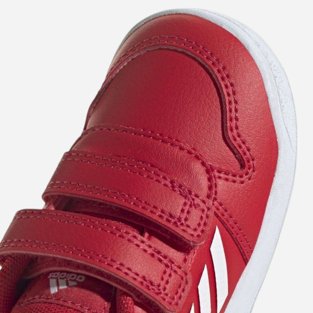 Buty sportowe chłopięce na rzepy adidas Tensaur I H00159 20 Czerwone (4064049199619) - obraz 5