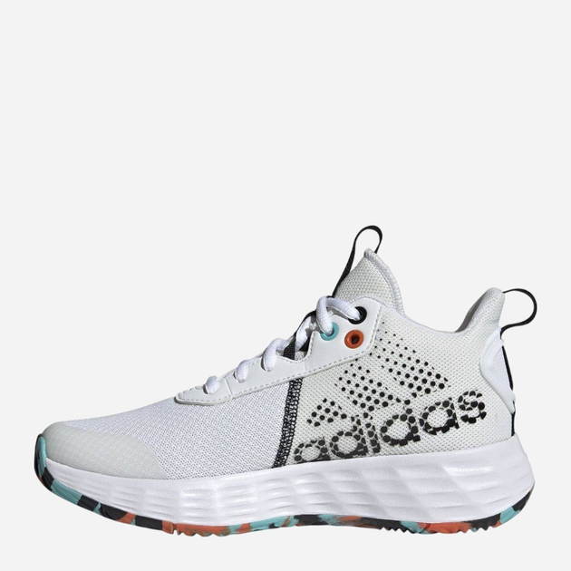 Дитячі кросівки для дівчинки adidas Ownthegame 2.0 K H01556 28.5 Білі (4064047000658) - зображення 2