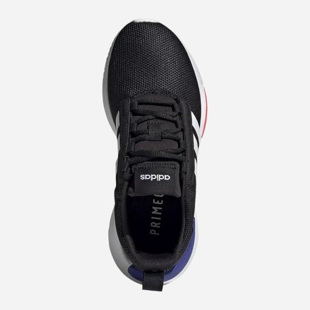 Buty sportowe chłopięce na rzepy adidas Racer TR21 K H04211 36.5 Czarne z białym (4064048948492) - obraz 5