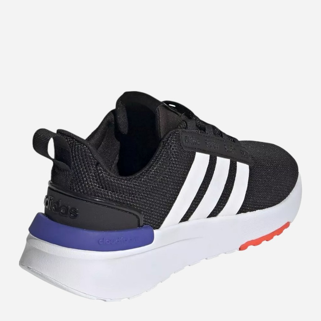 Buty sportowe chłopięce na rzepy adidas Racer TR21 K H04211 38 Czarne z białym (4064048948539) - obraz 4
