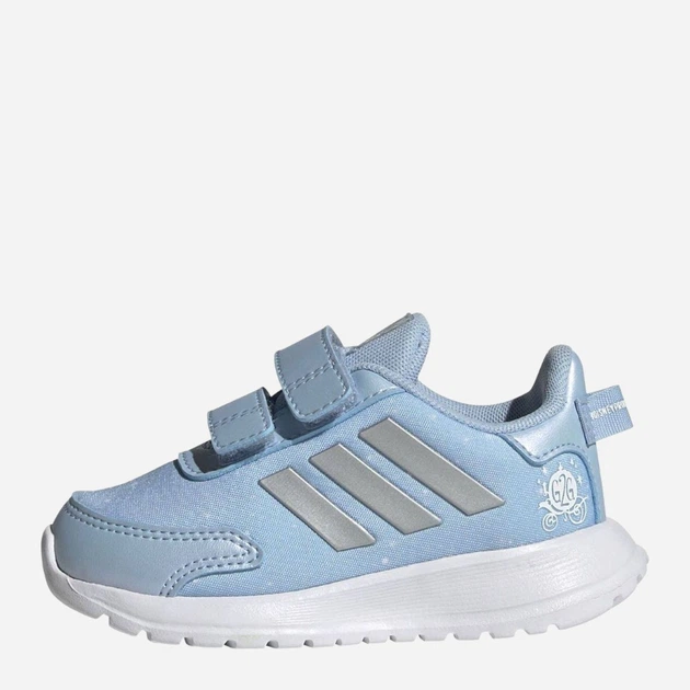 Buty sportowe dziecięce dla dziewczynki na rzepy adidas Tensaur Run I H04740 25.5 Niebieskie (4064047188011) - obraz 3