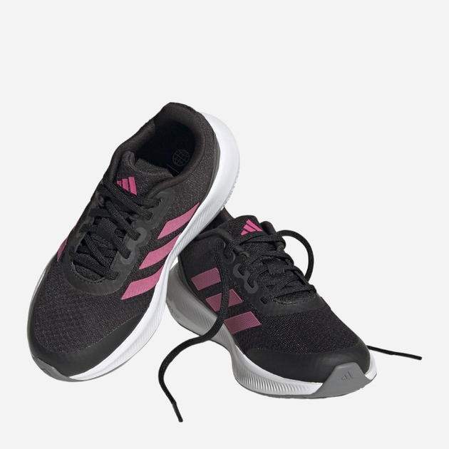 Buty sportowe młodzieżowe dla dziewczynki adidas Runfalcon 3.0 K HP5838 38.5 Czarne (4066749914042) - obraz 6