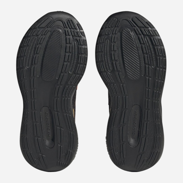 Підліткові кросівки для хлопчика adidas Runfalcon 3.0 K HP5839 37.5 Чорні з помаранчевим (4066749921552) - зображення 5