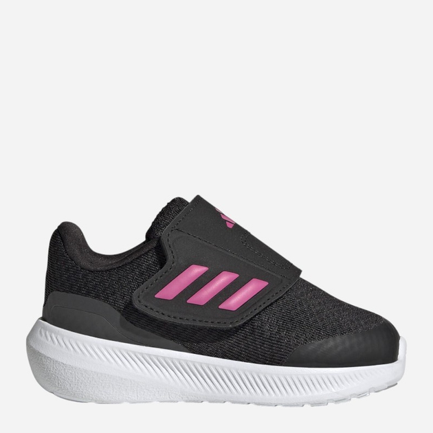 Buty sportowe dziecięce dla dziewczynki na rzepy Adidas Runfalcon 3.0 AC I HP5862 25 Czarne (4066749848750) - obraz 1