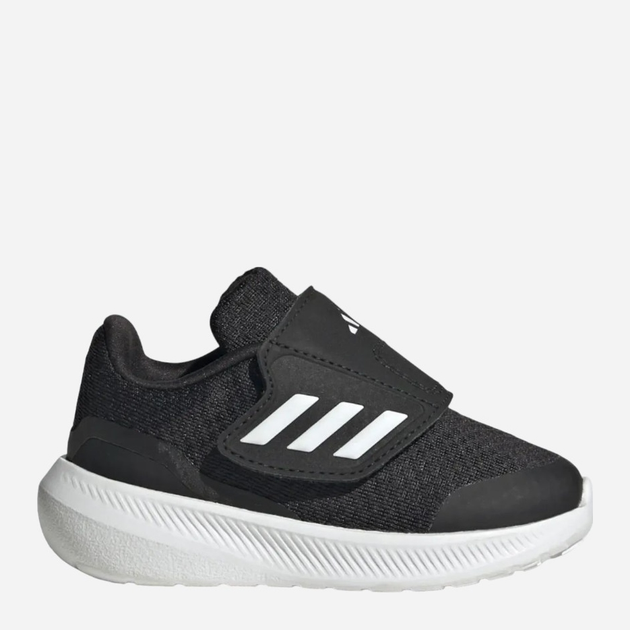 Buty sportowe chłopięce na rzepy adidas Runfalcon 3.0 AC I HP5863 22 Czarne (4066749856380) - obraz 1