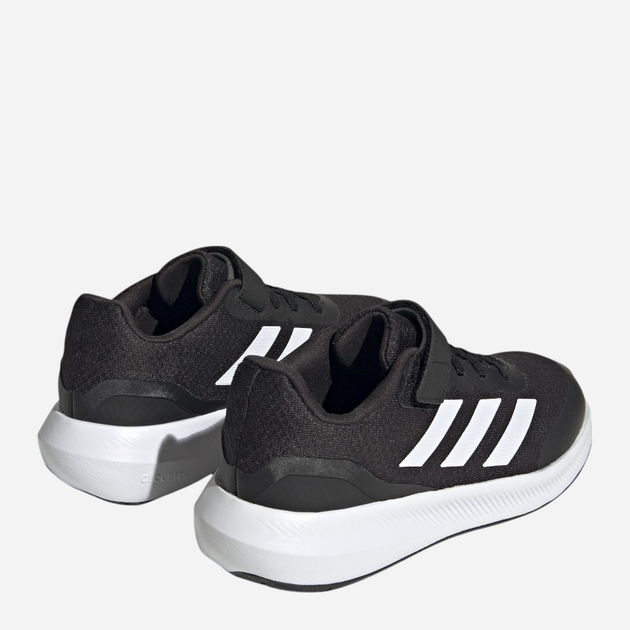 Дитячі кросівки для хлопчика adidas Runfalcon 3.0 El K HP5867 28.5 Чорні з білим (4066749863999) - зображення 3