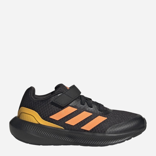 Buty sportowe chłopięce na rzepy Adidas Runfalcon 3.0 El K HP5870 31.5 Czarne (4066749883171) - obraz 1