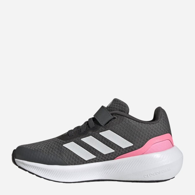 Buty sportowe dziecięce dla dziewczynki na rzepy Adidas Runfalcon 3.0 El K HP5873 31.5 Szare (4066749887001) - obraz 2