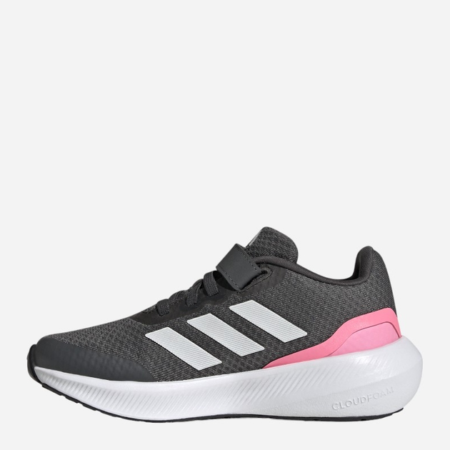 Buty sportowe dziecięce dla dziewczynki na rzepy adidas Runfalcon 3.0 El K HP5873 32 Szare (4066749887124) - obraz 2