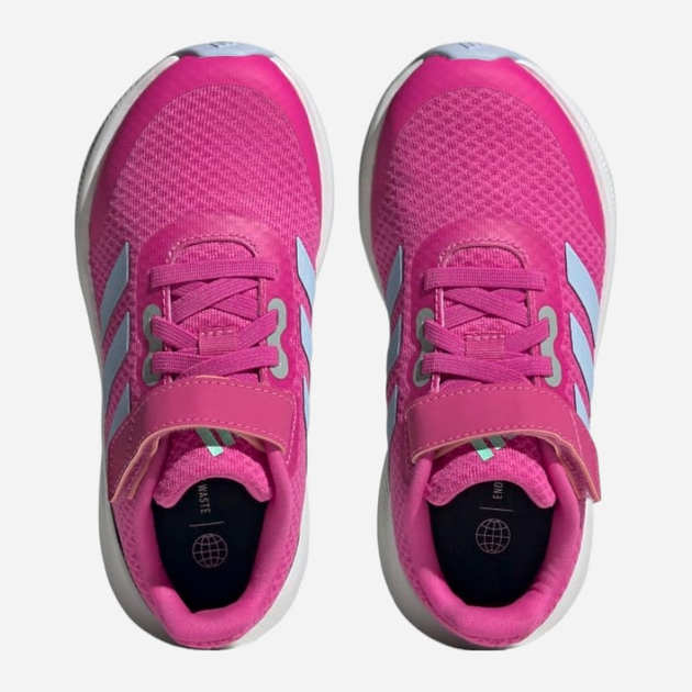 Buty sportowe dziecięce dla dziewczynki na rzepy adidas Runfalcon 3.0 El K HP5874 29 Różowe (4066749875466) - obraz 4