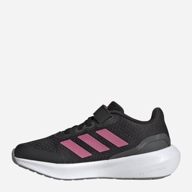 Buty sportowe dziecięce dla dziewczynki na rzepy Adidas Runfalcon 3.0 El K HP5875 28.5 Czarne (4066749879327) - obraz 2