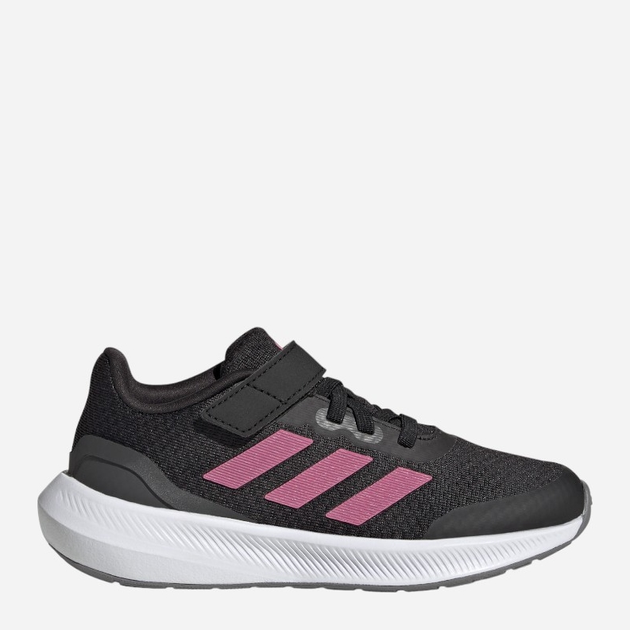 Buty sportowe dziecięce dla dziewczynki na rzepy Adidas Runfalcon 3.0 El K HP5875 30 Czarne (4066749875602) - obraz 1