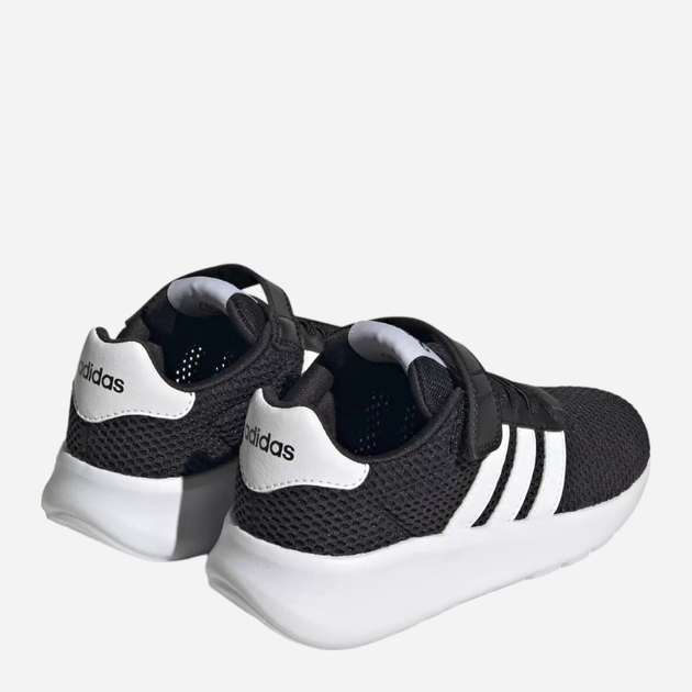 Підліткові кросівки для хлопчика adidas Lite Racer 3.0 El K HQ3763 40 Чорні з білим (4066748642762) - зображення 3