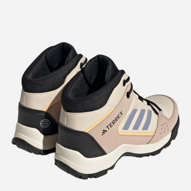 Trzewiki młodzieżowe dziewczęce adidas Terrex Hyperhiker Mid K HQ5820 39.5 Beżowe (4066749352905) - obraz 4