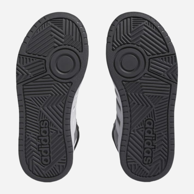 Підліткові високі кросівки для хлопчика adidas Originals Hoops 3.0 Mid K IF2721 38.5 Сірі (4066756547417) - зображення 6