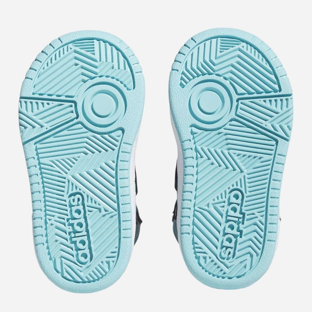 Дитячі високі кросівки для хлопчика adidas Hoops Mid 3.0 Aс I IF5314 21 Cині (4066756636876) - зображення 3