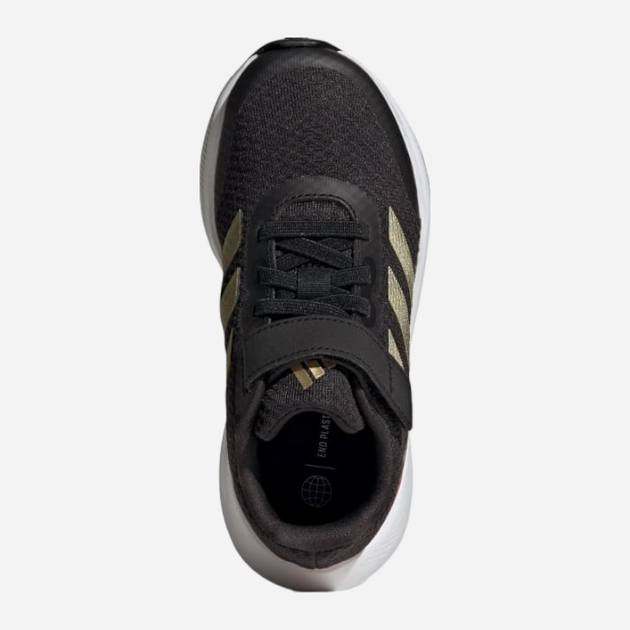 Buty sportowe chłopięce na rzepy adidas Runfalcon 3.0 El K IG5384 32 Czarne z ciemnozielonym i czerwonym (4066755595716) - obraz 5