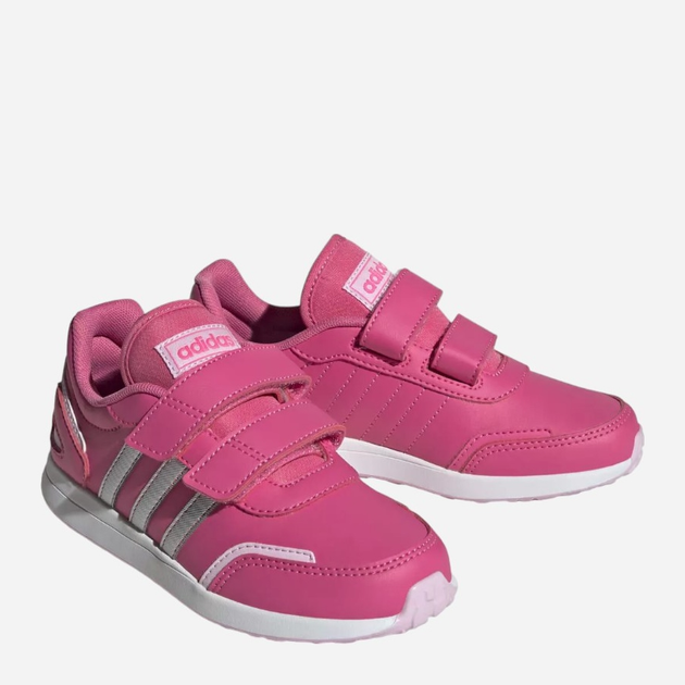 Buty sportowe dziecięce dla dziewczynki na rzepy adidas Vs Switch 3 Cf C IG9641 28.5 Różowe (4066755736089) - obraz 2