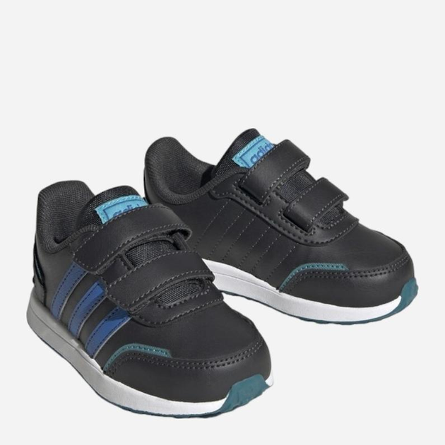 Buty sportowe chłopięce na rzepy Adidas Vs Switch 3 Cf I IG9644 21 Czarne (4066755744107) - obraz 2