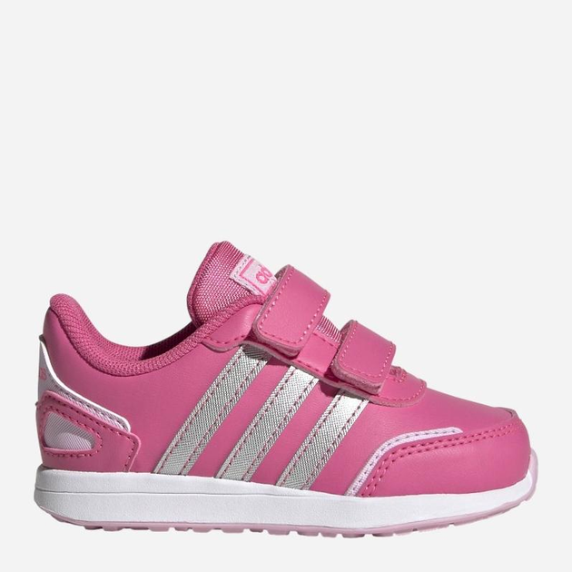 Buty sportowe dziecięce dla dziewczynki na rzepy Adidas Vs Switch 3 Cf I IG9645 21 Różowe (4066755744237) - obraz 1