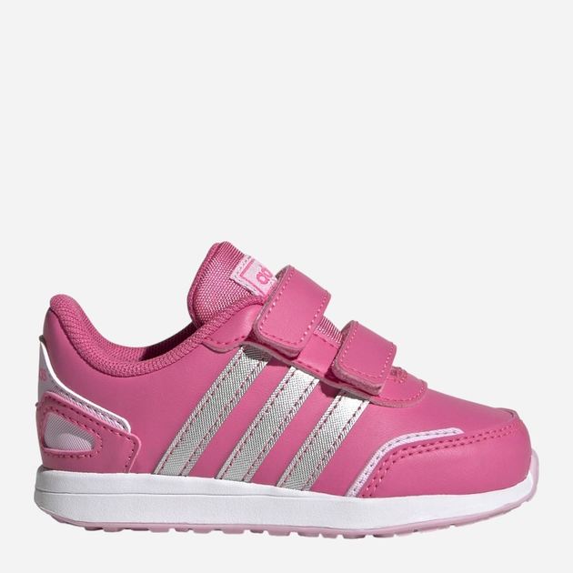 Buty sportowe dziecięce dla dziewczynki na rzepy Adidas Vs Switch 3 Cf I IG9645 23 Różowe (4066755744190) - obraz 1