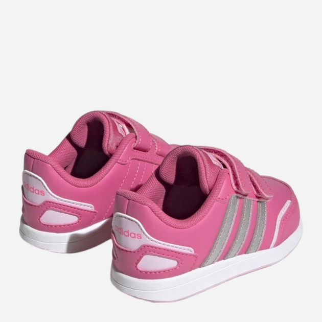 Buty sportowe dziecięce dla dziewczynki na rzepy adidas Vs Switch 3 Cf I IG9645 26 Różowe (4066755744183) - obraz 2