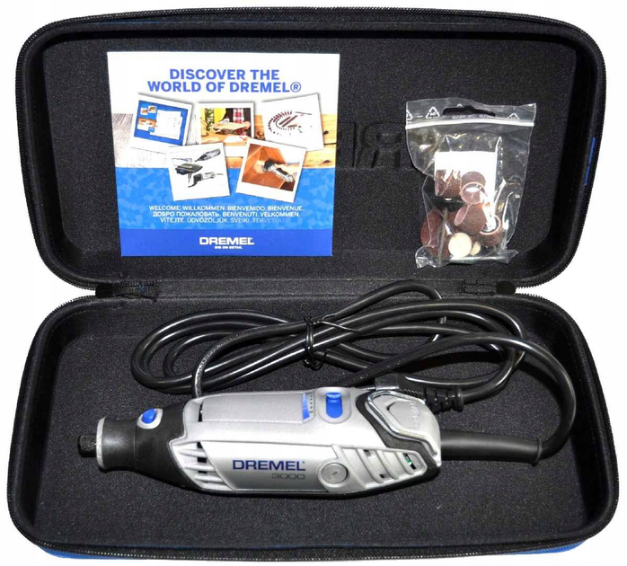 Narzędzie wielofunkcyjne Dremel 3000 130 W + 15 akcesoriów (8710364060870) - obraz 7