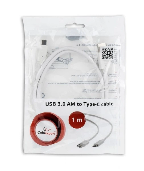 Кабель USB3.0-Type-C 1м Cablexpert, преміум, чорний (CCP-USB3-AMCM-1M) - Фото 2 Кабель USB3.0-Type-C 1м Cablexpert, преміум, чорний (CCP-USB3-AMCM-1M) - изображение 2
