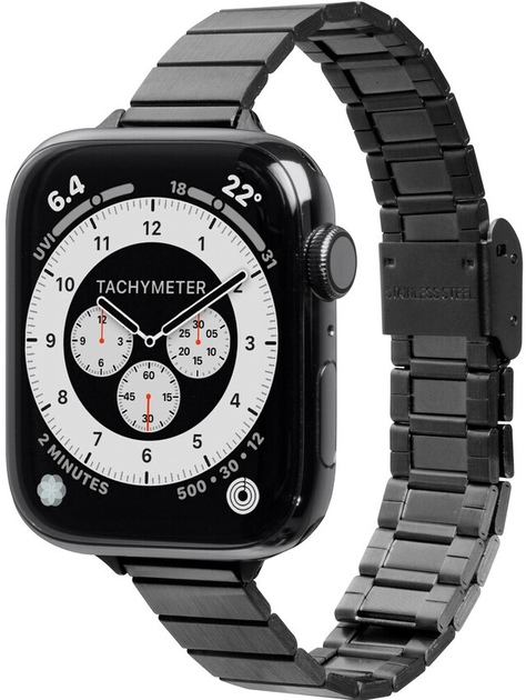 Pasek Laut Links Petite do Apple Watch 42/44/45/49 mm Black (4895206932103) - obraz 2