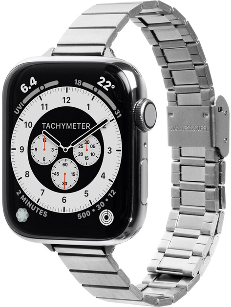 Ремінець Laut Links Petite для Apple Watch 42/44/45/49 мм Silver (4895206932127) - зображення 2