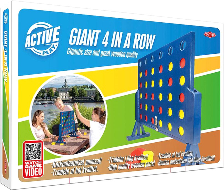 Велика гра Tactic Active Play Giant 4 in a Row (6416739563329) - зображення 1