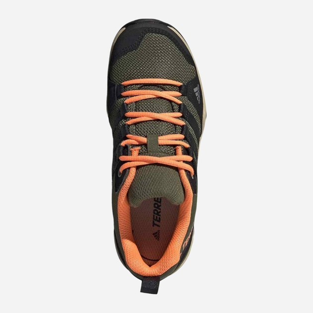Підліткові трекінгові кросівки для хлопчика Adidas Terrex Ax2r Cf K FX4185 36 Зелені (4062065828636) - зображення 3