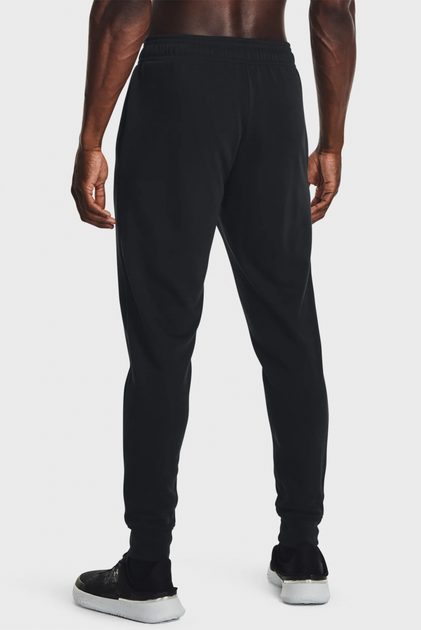 Спортивні штани Under Armour UA Rival Terry Jogger S Чорний 1380843-001 - изображение 2