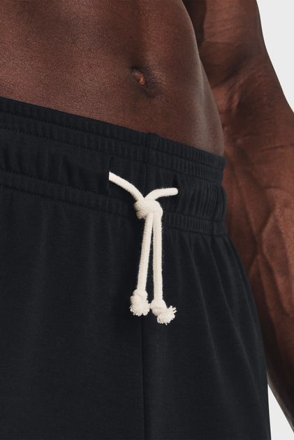 Спортивні штани Under Armour UA Rival Terry Jogger S Чорний 1380843-001 - изображение 3