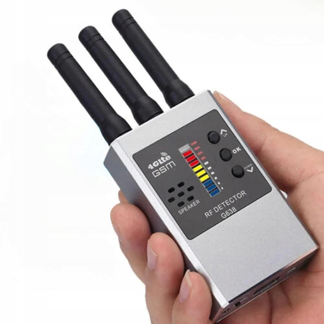 Детектор прослушки/GPS/2.4ГГц-5ГГц RF Detector G638 – купить онлайн на ...