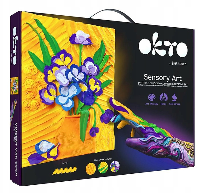 Zestaw kreatywny Maksik Sencory Art Irises (4820199475399) - obraz 1